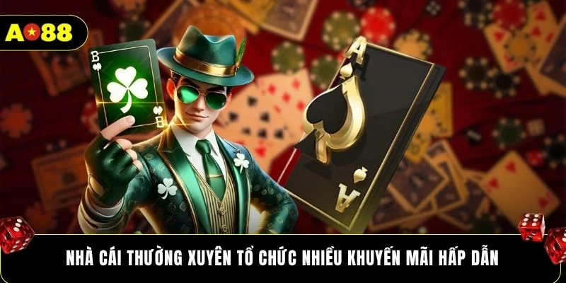 Nhà cái thường xuyên tổ chức nhiều khuyến mãi hấp dẫn cho thành viên